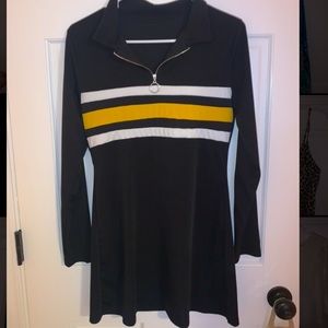 Quarter zip dress
